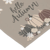 Elegante Niedliche Retro-Herbst Schwarze Pumpkins- Kurzer Tischläufer (Ecke)