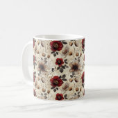 Elegante Niedliche Rustikale Romantik Kaffeetasse (Vorderseite Links)