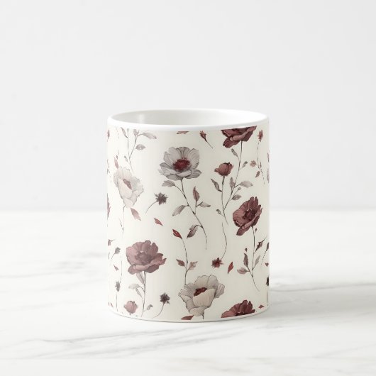 Elegante Niedliche Rustikale Romantik Kaffeetasse (Mittel)