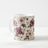 Elegante Niedliche Rustikale Romantik Kaffeetasse (Vorderseite Links)