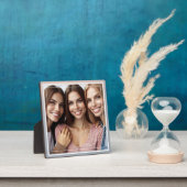 Elegante, Niedliche Soft Colors Live Liebe & Laugh Fotoplatte (InSitu)