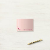 Elegante Niedliche Stilmädchen, High Heels Post-it Klebezettel (Auf Schreibtisch)