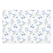 Elegante Niedliche Wildblumen und Schmetterlinge