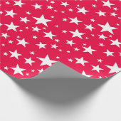 Elegante Nostalgische Weihnachtssterne Geschenkpapier (Ecke)