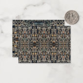 Elegante Note Card Mitteilungskarte (Vorderseite/Rückseite Beispiel)