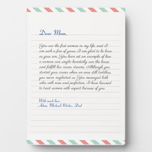 Elegante Notebook-Liebe Fotoplatte (Vorderseite)