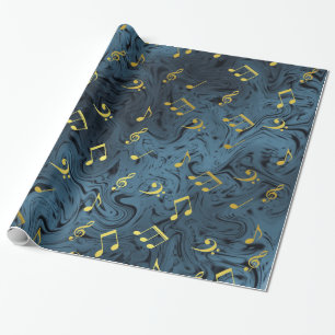 elegante Noten Geschenkpapier