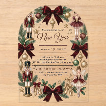 Elegante Nussknacker-Weihnachtsfeier