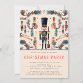 Elegante Nutcracker Modernes Weihnachtsfest-Party Einladung (Vorderseite)