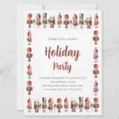 Elegante Nutcracker Weihnachtsfeier Einladung (Vorderseite)