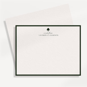 Elegante Oak Stationery Notizkarte Save The Date