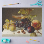 Elegante Obstbäume Weinkultur und Erde Seidenpapier (Basteln)