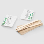 Elegante Ocean Green Blue Watercolor Fächer (Non-assembled)