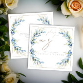 Elegante Olive Branch Einladung zur Hochzeit