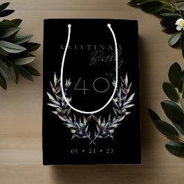 Elegante Olive Branch JEDER Geburtstag Mittlere Geschenktüte