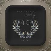 Elegante Olive Branch JEDER Geburtstag Pappteller