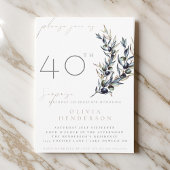 Elegante Olive Branch Überraschung Geburtstag Einl