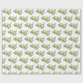 Elegante Oliven Geschenkpapier (Flach)