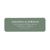 Elegante Oliven-Typografie (Vorne)