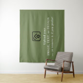 Elegante Olivenbäume - Machen Sie es heute zu sich Wandteppich (Beispiel)