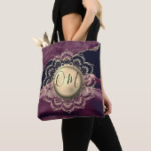 Elegante OM Mandala Marble Tote Bag Tasche (Von Nahem)