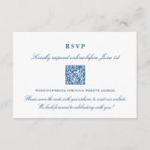 Elegante Online QR Code Spruce Point Inn Collectio Begleitkarte (Vorderseite)