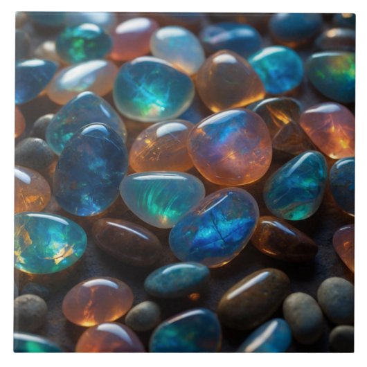 Elegante Opal Keramik Tile Fliese (Vorderseite)