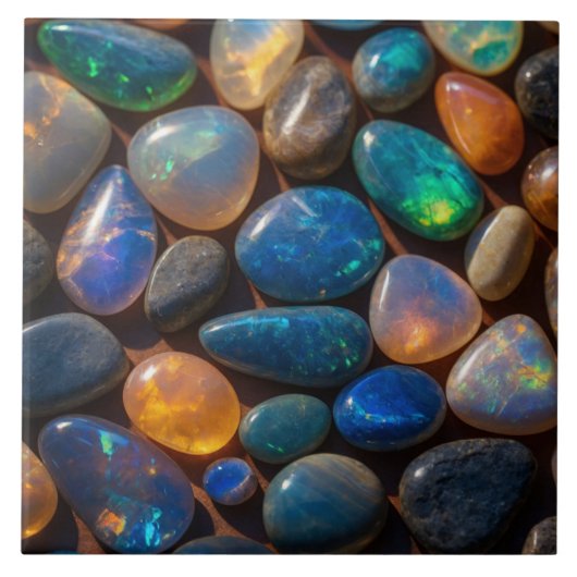 Elegante Opal Keramik Tile Fliese (Vorderseite)