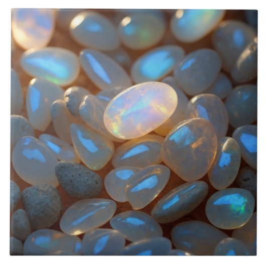 Elegante Opal Keramik Tile Fliese (Vorderseite)