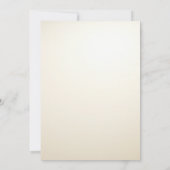 Elegante Opal und Gold Seashell Einladung Hochzeit (Rückseite)