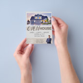 Elegante Open House Real Anwesen Realtor Flyer (Gruppe)