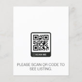 Elegante Open House Real Anwesen Realtor Flyer (Hinten)