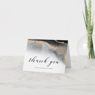 Elegante Opulenz Vielen Dank mit Ihrem Namen Dankeskarte