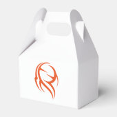 Elegante Orange Abstrakt Gevor Boxes Bevorzugung B Geschenkschachtel (Vorderseite)