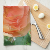 Elegante Orange Blush Rose Handtuch (Viertel Falte)