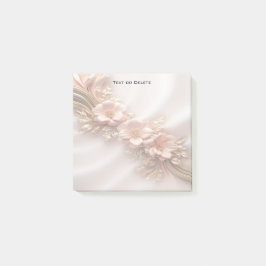 Elegante Orange Peach Floral Post it Notes Post-it Klebezettel