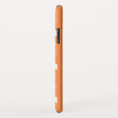Elegante orange und weiße Pfeile Case-Mate iPhone Hülle (Hinten/Rechts)