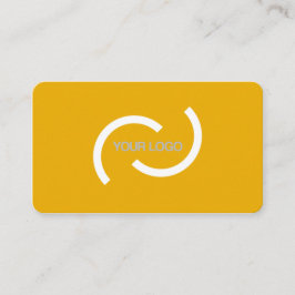 Elegante orangefarbene Karte. Passen Sie sich mit  Visitenkarte