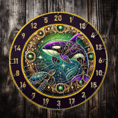 Elegante Orca Turtle Dartboard Artwork Dartscheibe