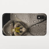 Elegante orchid-Blume schwarz Case-Mate iPhone Hülle (Rückseite (Horizontal))