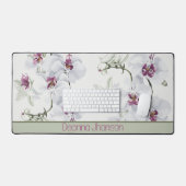 Elegante Orchid Desk Mat Schreibtischunterlage (Tastatur & Maus)