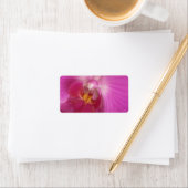 Elegante Orchid Wedding oder General Blank Adressaufkleber (Insitu)