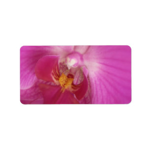 Elegante Orchid Wedding oder General Blank Adressaufkleber