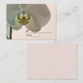 Elegante Orchid Wedding Platzkarte (Vorne/Hinten)