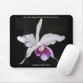 Elegante Orchidee Mousepad 1 (Mit Mouse)