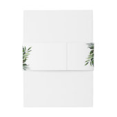 Elegante Orchideen Bohemische Hochzeit Einladung Einladungsbanderole (Rückseitenbeispiel)