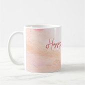 Elegante Orchideen-Geburtstagsfeier Kaffeetasse (Links)