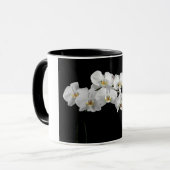 Elegante Orchideen-Kaffee-Tasse Tasse (Vorderseite Links)
