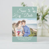 Elegante Orchideen Modernes Foto mit Blumen Save t (Stehend Vorderseite)