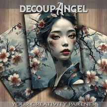 Elegante orientalische Frau unter Blume - Enttäusc